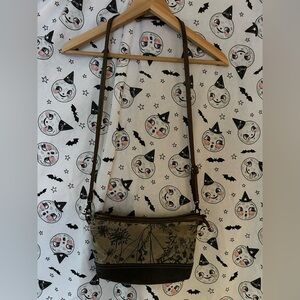 Myra Bag Upcycled Canvas and Leather Crossbody